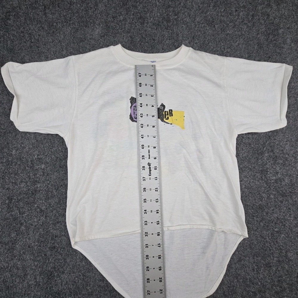 Vintage 1987 OP Ocean Pacific Cruz Tee USA‎ Made White Graphic T-Shirt - Picture 9 of 11